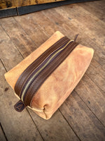 “The Redmond” Full Grain Leather Dopp Kit, Toiletry Bag, Shave Kit