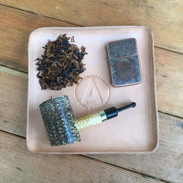 Leather Pipe Tray