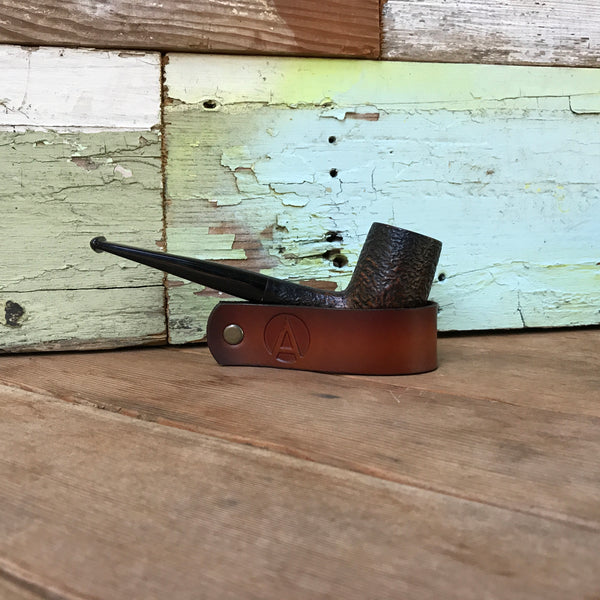 Leather Pipe Stand