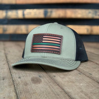 Thinline Series Trucker Cap; Thin Blue Line, Thin Red Line, Thin Green Line