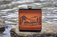 Leather Wrapped Flask