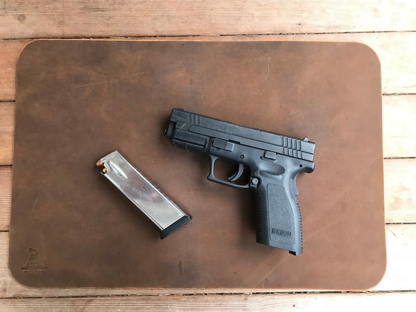Gun Mat Color Leather Gun Mat – Agape Custom Shop