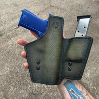 “Battle Buddy” Leather Appendix Inside Waistband (AIWB) Holster (Left Haned)